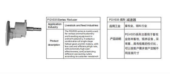艾思捷定制款PGV035系列減速機(jī)--應(yīng)用在畜牧業(yè)、飼料行業(yè).jpg
